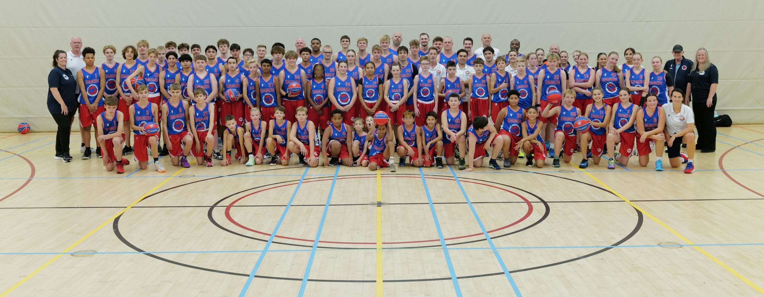 Groepsfoto EBV Mustangs